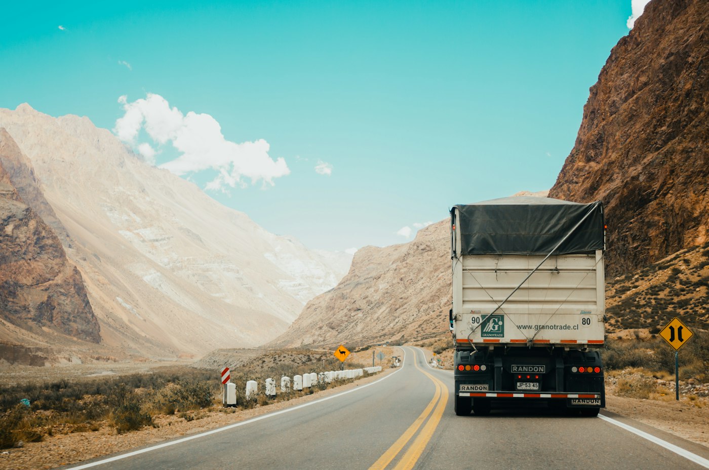 Truck headed out for a pickup